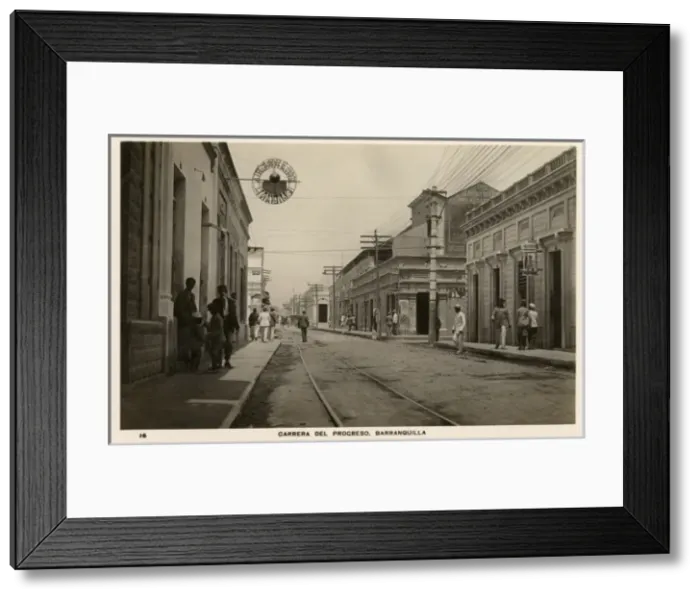 Framed Print : Barranquilla, Colombia - Carrera del Progreso Framed Print : Barranquilla, Colombia - Carrera del Progreso