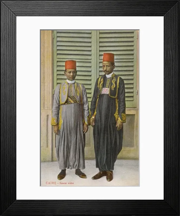 Framed Print : Two Egyptian servants Framed Print : Two Egyptian servants
