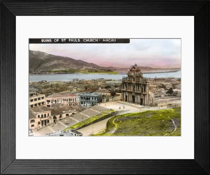Framed Print : Ruins of St Pauls Church - Macau, China Framed Print : Ruins of St Pauls Church - Macau, China