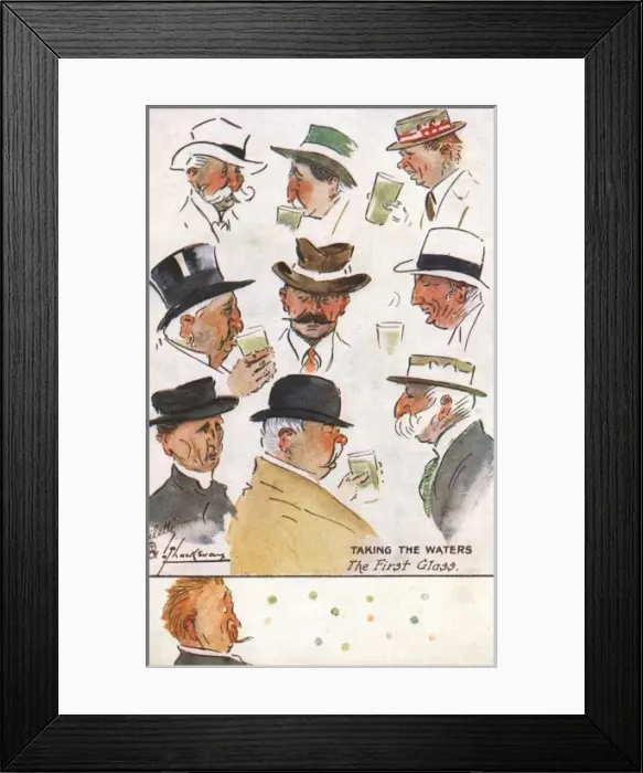 Framed Print : Taking the Waters and its effect Framed Print : Taking the Waters and its effect