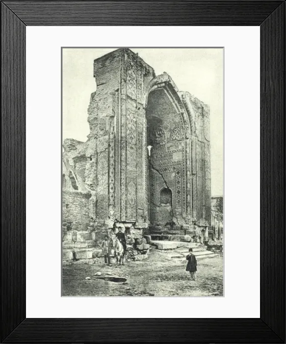Framed Print : Blue Mosque at Tabriz, Iran Framed Print : Blue Mosque at Tabriz, Iran
