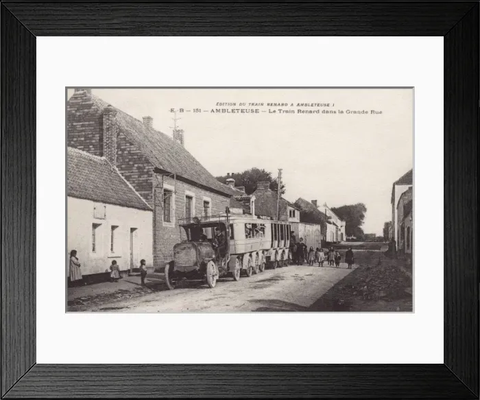 Framed Print : Audresselle, France - Train Renard - A Road Train Framed Print : Audresselle, France - Train Renard - A Road Train