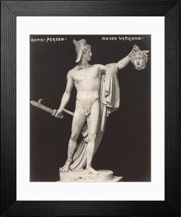 Framed Print : Statue of Perseus - The Vatican, Italy Framed Print : Statue of Perseus - The Vatican, Italy