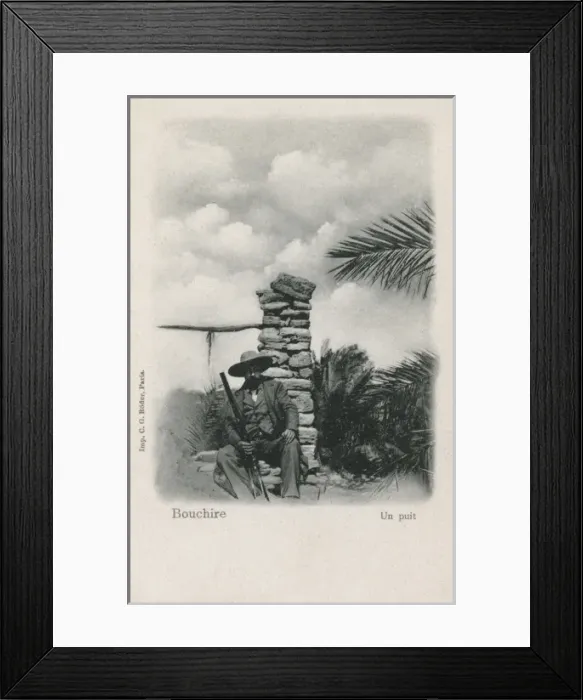 Framed Print : Sitting by a well, Bushehr, Iran Framed Print : Sitting by a well, Bushehr, Iran