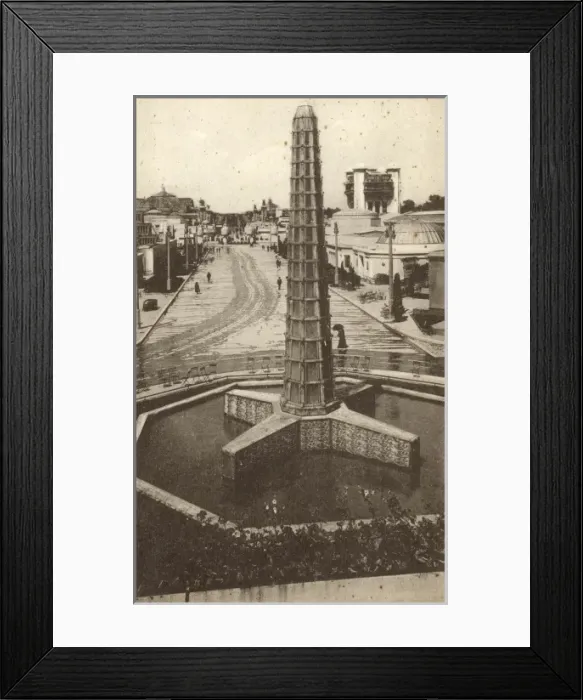 Framed Print : Fountain by Lalique - Exhibition of Decorative Arts, Paris Framed Print : Fountain by Lalique - Exhibition of Decorative Arts, Paris
