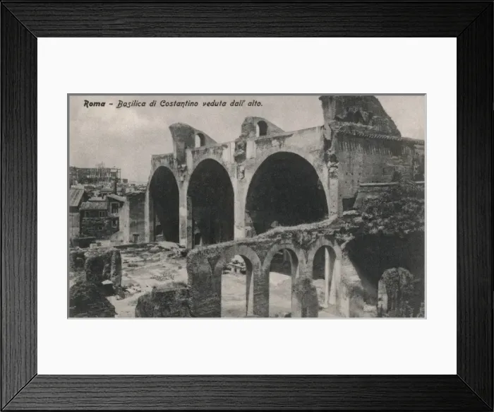 Framed Print : Rome, Italy - Basilca of Constantine Framed Print : Rome, Italy - Basilca of Constantine