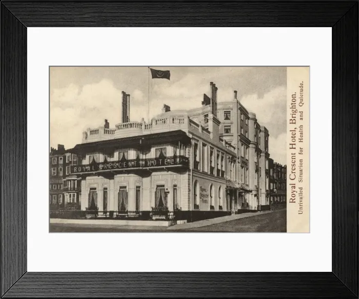 Framed Print : Royal Crescent Hotel, Brighton Framed Print : Royal Crescent Hotel, Brighton