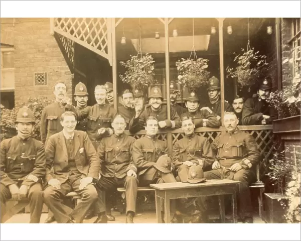 Metropolitan Police officers in an informal group photograph