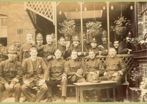 Metropolitan Police officers in an informal group photograph