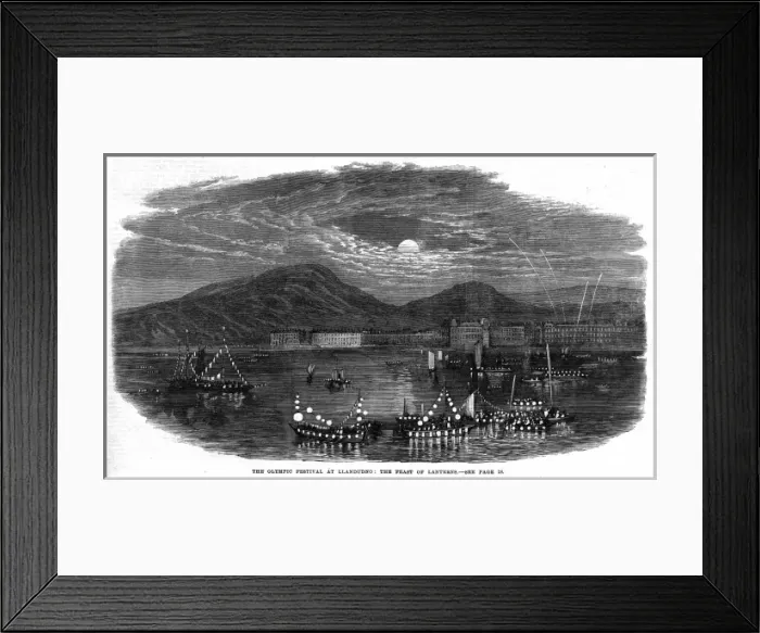 Framed Print : Olympic festival at Llandudno