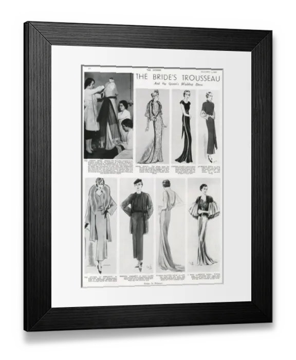 Framed Print : The Brides Trousseau Framed Print : The Brides Trousseau