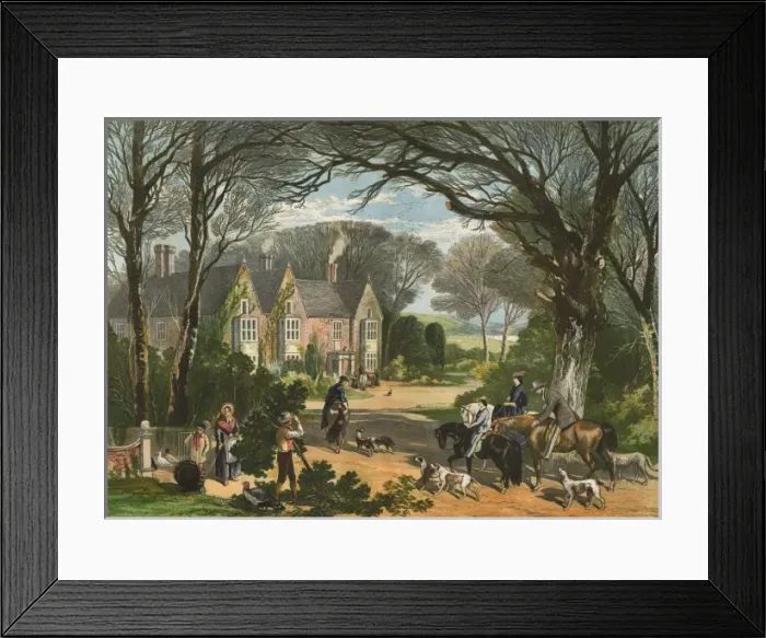 Framed Print : English stately home Framed Print : English stately home