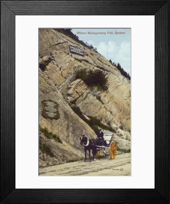 Framed Print : Where Richard Montgomery fell, Quebec Framed Print : Where Richard Montgomery fell, Quebec