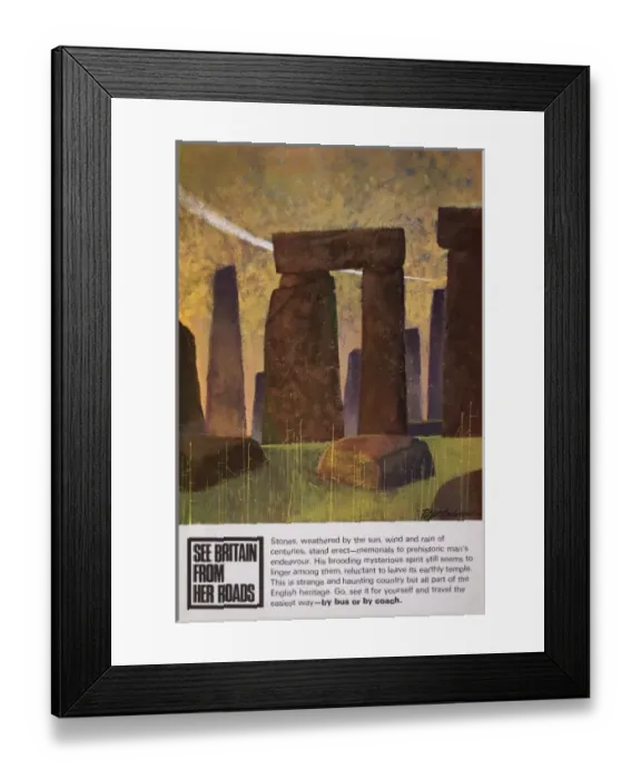 Framed Print : Poster advertising tours of Britain Framed Print : Poster advertising tours of Britain