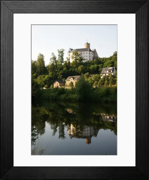Framed Print : Scharfenstein Castle, Saxony, Germany Framed Print : Scharfenstein Castle, Saxony, Germany