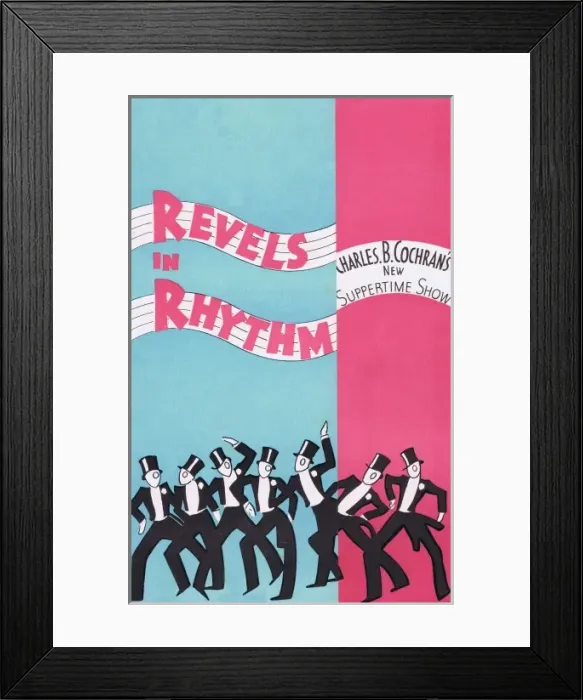 Framed Print : Programme for Revels in Rhythm at the Trocadero Framed Print : Programme for Revels in Rhythm at the Trocadero