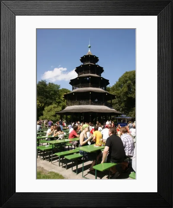 Framed Print : Chinesischer Turm at the Englischer Garten Framed Print : Chinesischer Turm at the Englischer Garten
