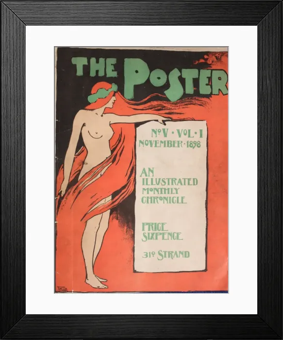 Framed Print : Cover design for The Poster Framed Print : Cover design for The Poster