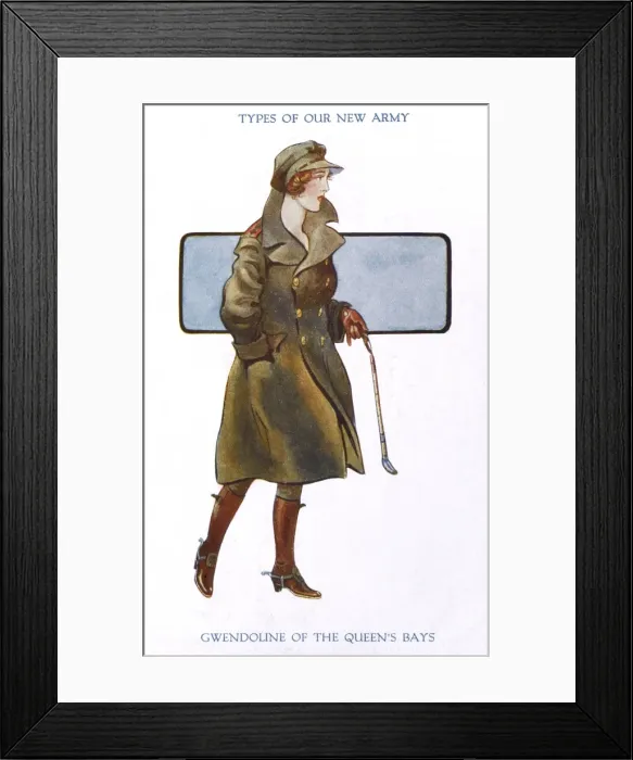 Framed Print : Woman in the army Framed Print : Woman in the army