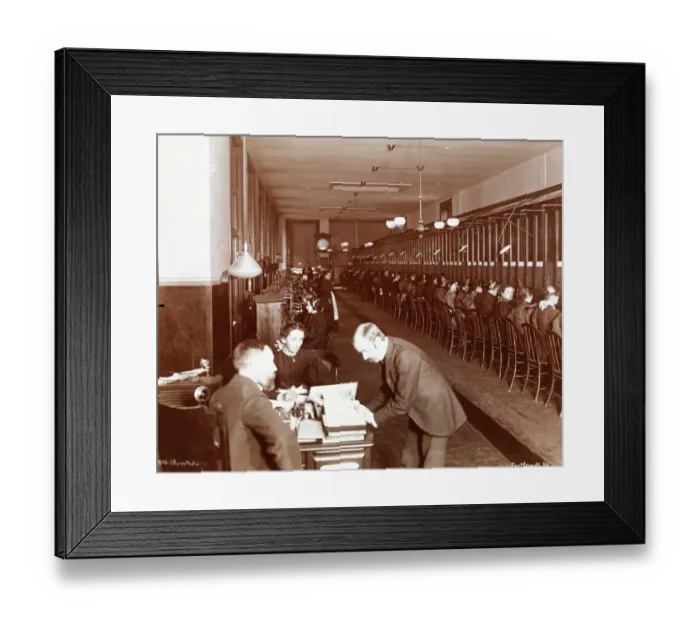Framed Print : New York Telephone Company Exchange Framed Print : New York Telephone Company Exchange