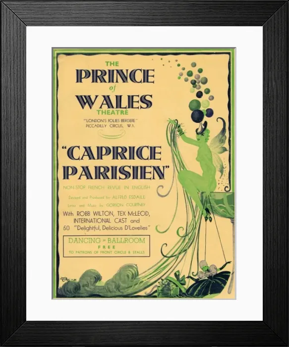 Framed Print : Programme cover for Caprice Parisien Framed Print : Programme cover for Caprice Parisien
