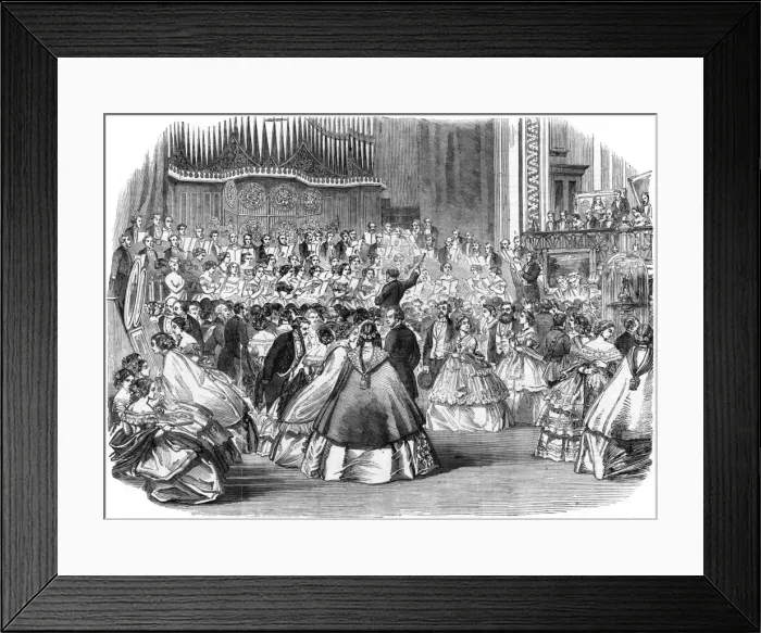 Framed Print : Concert at St Jamess Hall, 1860 Framed Print : Concert at St Jamess Hall, 1860