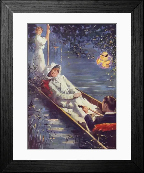 Framed Print : In the Gloaming by Balliol Salmon Framed Print : In the Gloaming by Balliol Salmon