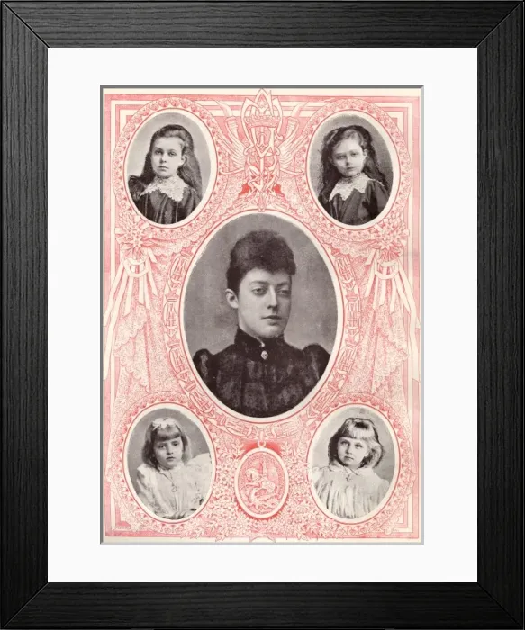 Framed Print : Royal wedding 1893 - Bridesmaids Framed Print : Royal wedding 1893 - Bridesmaids