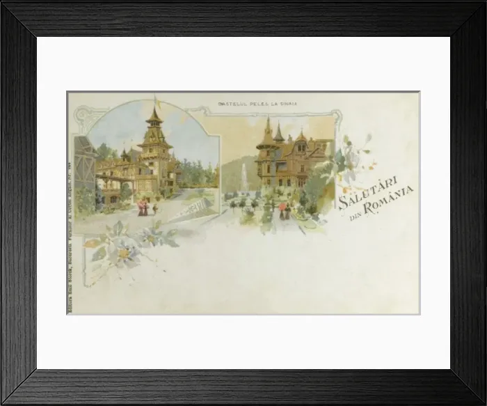 Framed Print : Sinaia, Romania - Peles Castle Framed Print : Sinaia, Romania - Peles Castle