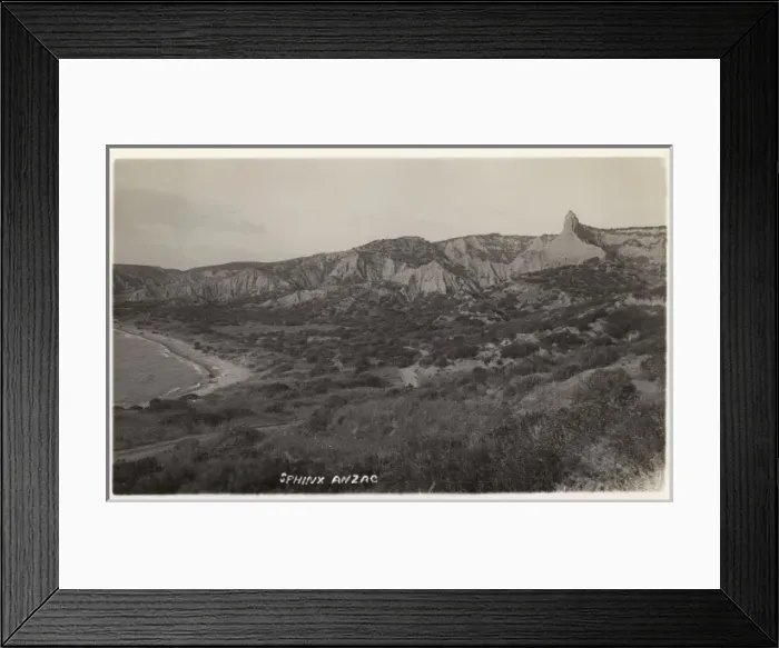 Framed Print : The Sphinx - Anzac Beach Framed Print : The Sphinx - Anzac Beach