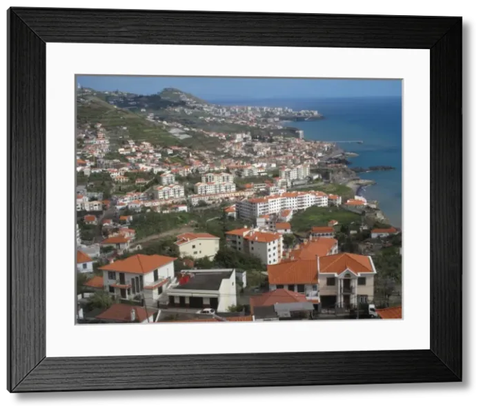 Framed Print : View of Camara de Lobos and Sao Martinho, Madeira Framed Print : View of Camara de Lobos and Sao Martinho, Madeira