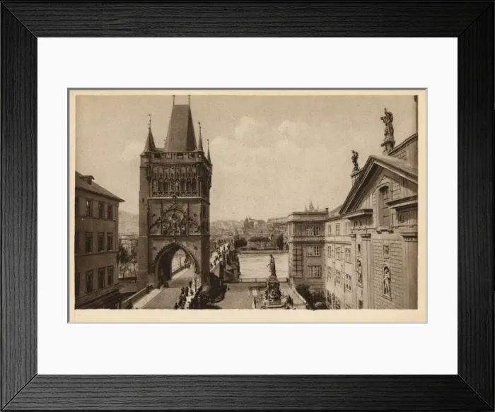 Framed Print : Prague, Czech Republic - The Charles Bridge Framed Print : Prague, Czech Republic - The Charles Bridge