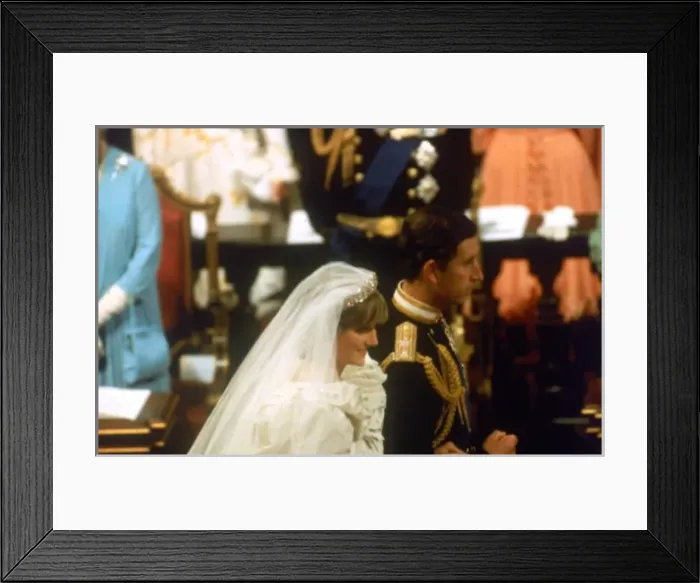 Framed Print : Royal Wedding 1981 - Prince Charles and Lady Diana Spencer Framed Print : Royal Wedding 1981 - Prince Charles and Lady Diana Spencer