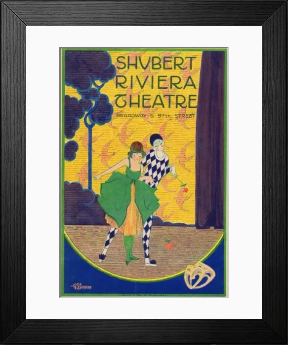 Framed Print : Programme cover for Sitting Pretty, the Shubert Riviera Thea Framed Print : Programme cover for Sitting Pretty, the Shubert Riviera Thea