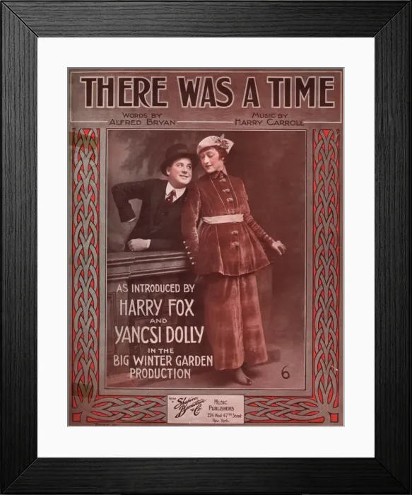 Framed Print : Jenny Dolly and Harry Fox in Maid in America Framed Print : Jenny Dolly and Harry Fox in Maid in America