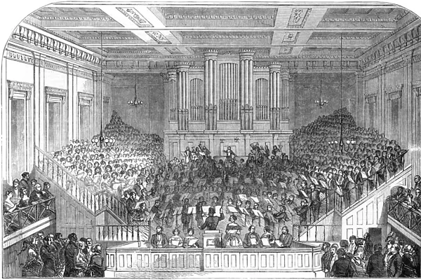 New orchestra, Exeter Hall