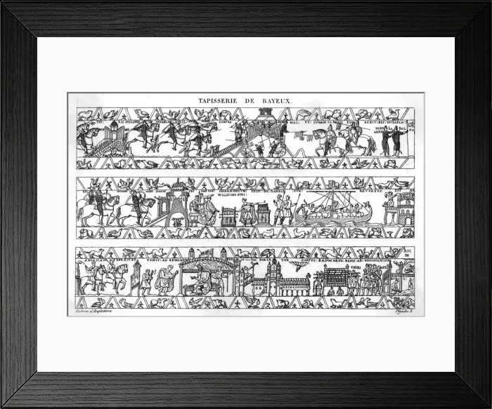 Framed Print : Bayeux Tapestry (3 of 8) Framed Print : Bayeux Tapestry (3 of 8)