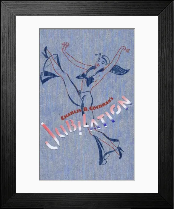 Framed Print : Programme cover for Jubilation at the Trocadero Framed Print : Programme cover for Jubilation at the Trocadero
