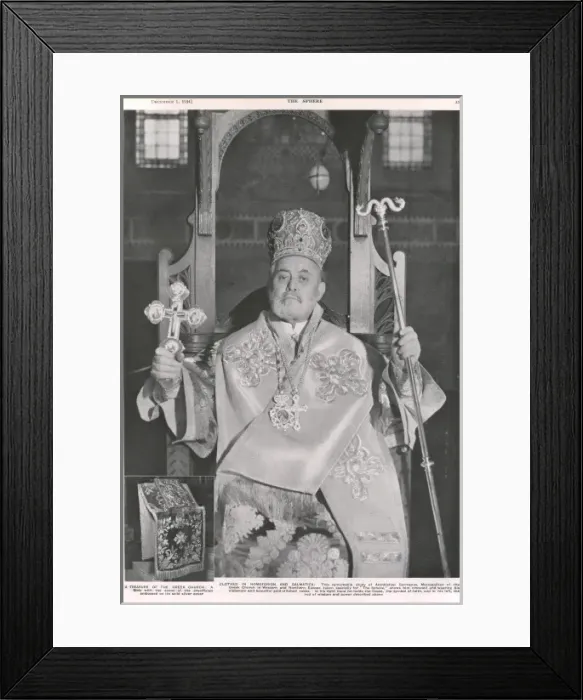 Framed Print : Archbishop Germanus Framed Print : Archbishop Germanus