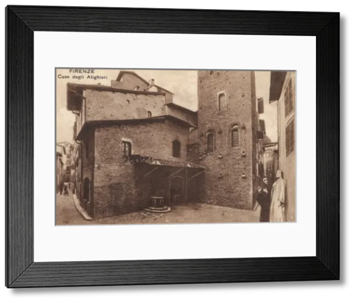 Framed Print : House of Dante Alighieri in Florence Framed Print : House of Dante Alighieri in Florence