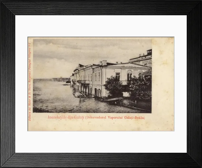 Framed Print : Romania - Floods at Galati Framed Print : Romania - Floods at Galati