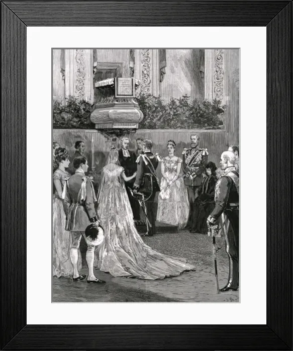 Framed Print : Irene of Hesse marries Henry of Prussia
