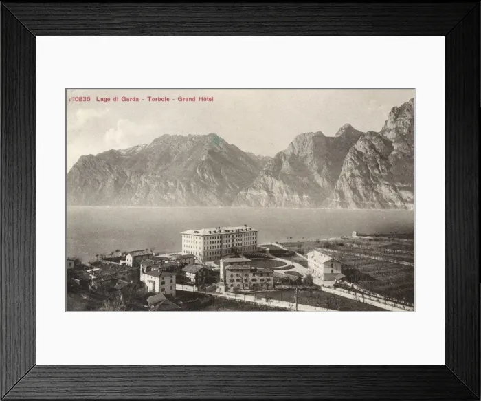 Framed Print : Torbole on Lake Garda, Italy - The Grand Hotel Framed Print : Torbole on Lake Garda, Italy - The Grand Hotel