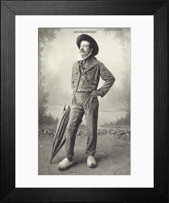 Framed Print : A Bourbonnais Man - France Framed Print : A Bourbonnais Man - France
