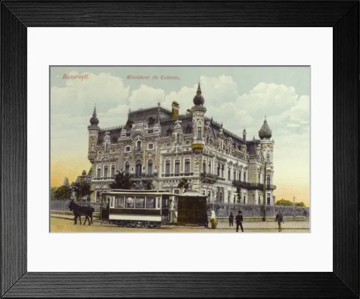 Framed Print : Ministry of the Exterior - Bucharest, Romania Framed Print : Ministry of the Exterior - Bucharest, Romania