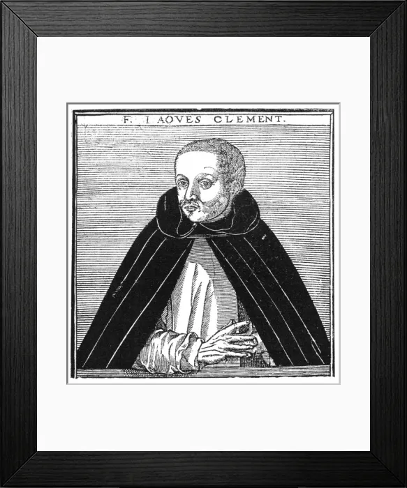Framed Print : Jacques Clement, assassin of King Henri III Framed Print : Jacques Clement, assassin of King Henri III