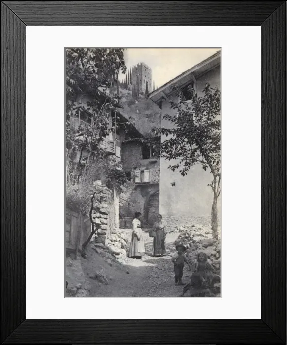 Framed Print : Street in Riva on the banks of Lake Garda Framed Print : Street in Riva on the banks of Lake Garda