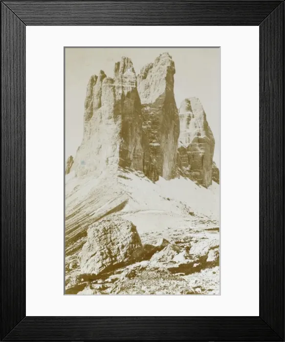 Framed Print : Drei Zinnen - Tyrol, Italy Framed Print : Drei Zinnen - Tyrol, Italy