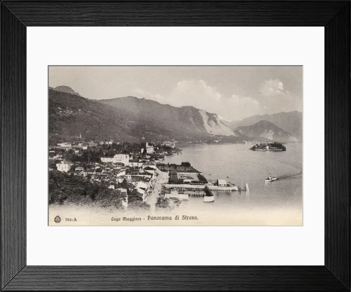 Framed Print : Stresa - Lake Maggiore, Italy Framed Print : Stresa - Lake Maggiore, Italy