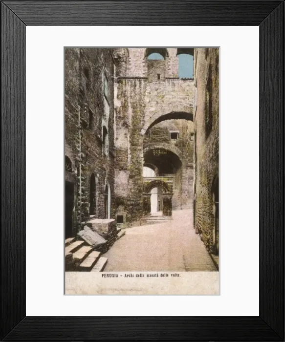 Framed Print : Perugia, Umbria, Italy - Arches Framed Print : Perugia, Umbria, Italy - Arches
